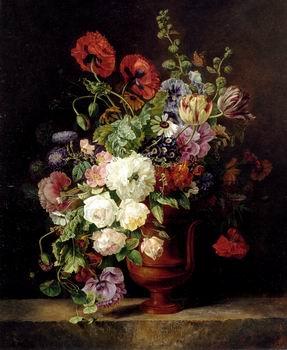 unknow artist Floral, beautiful classical still life of flowers.078